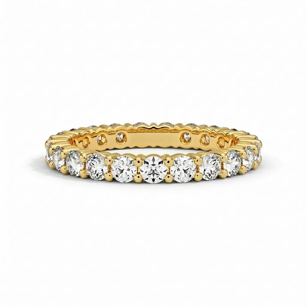 Classic Lab Grown Diamond Eternity Wedding Ring