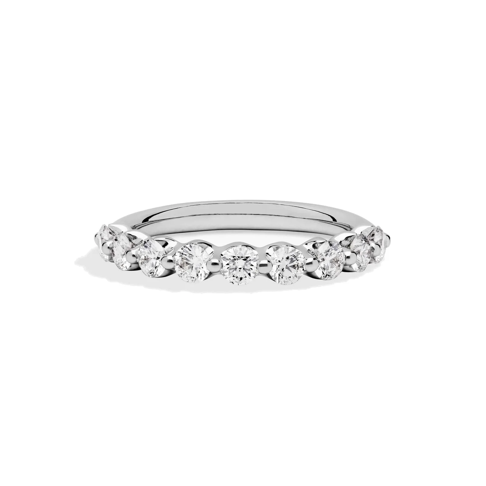 Single-Prong Floating Round Diamond Ring alternate view