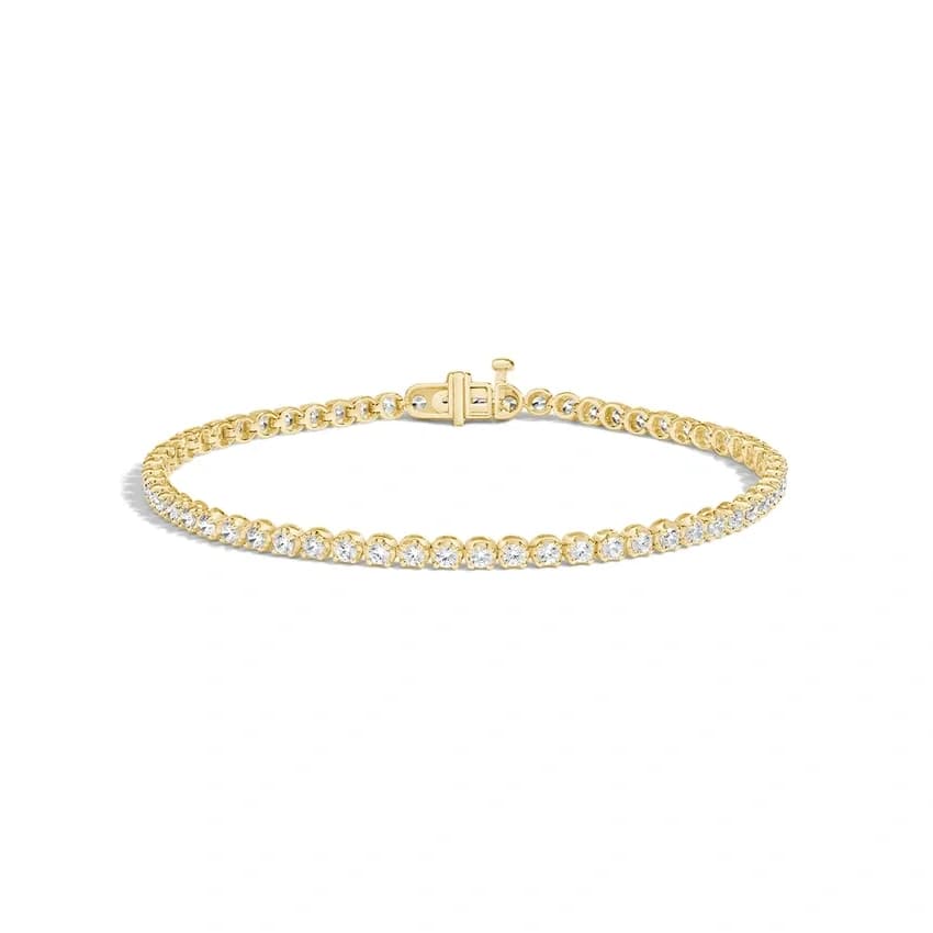 Certified Lab Diamond Channel Tennis Bracelet