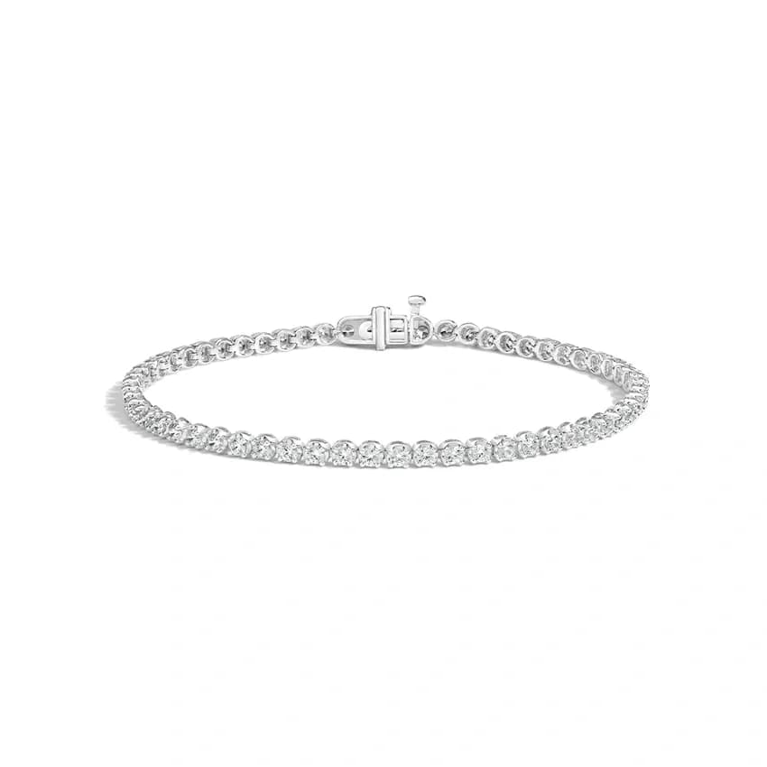 Certified Lab Diamond Channel Tennis Bracelet alternate view