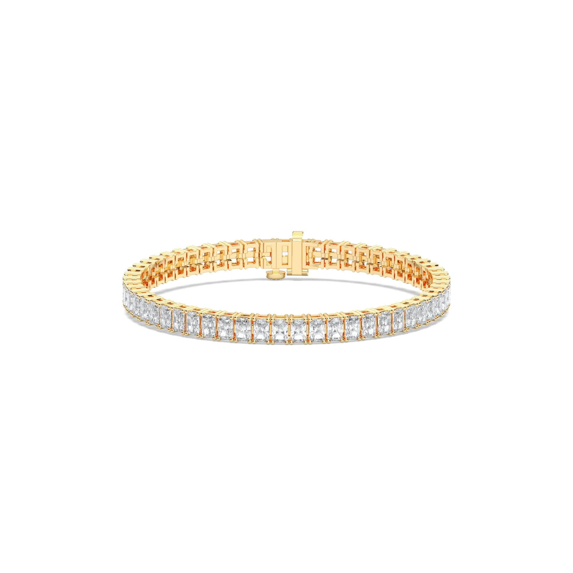 Radiant Cut Masterpiece Diamond Tennis Bracelet