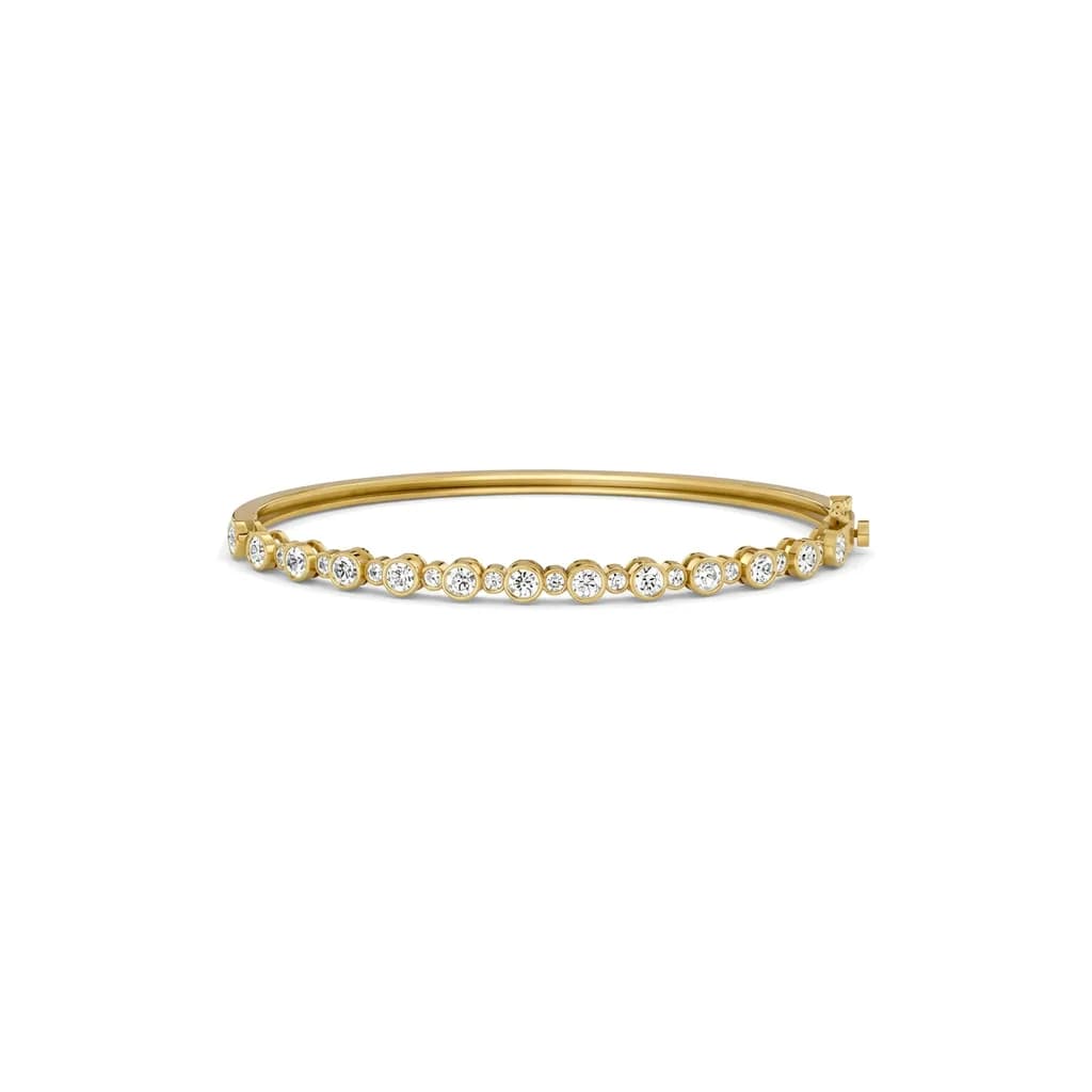 Concentric Round Bezel Lab-Grown Diamond Wristwear