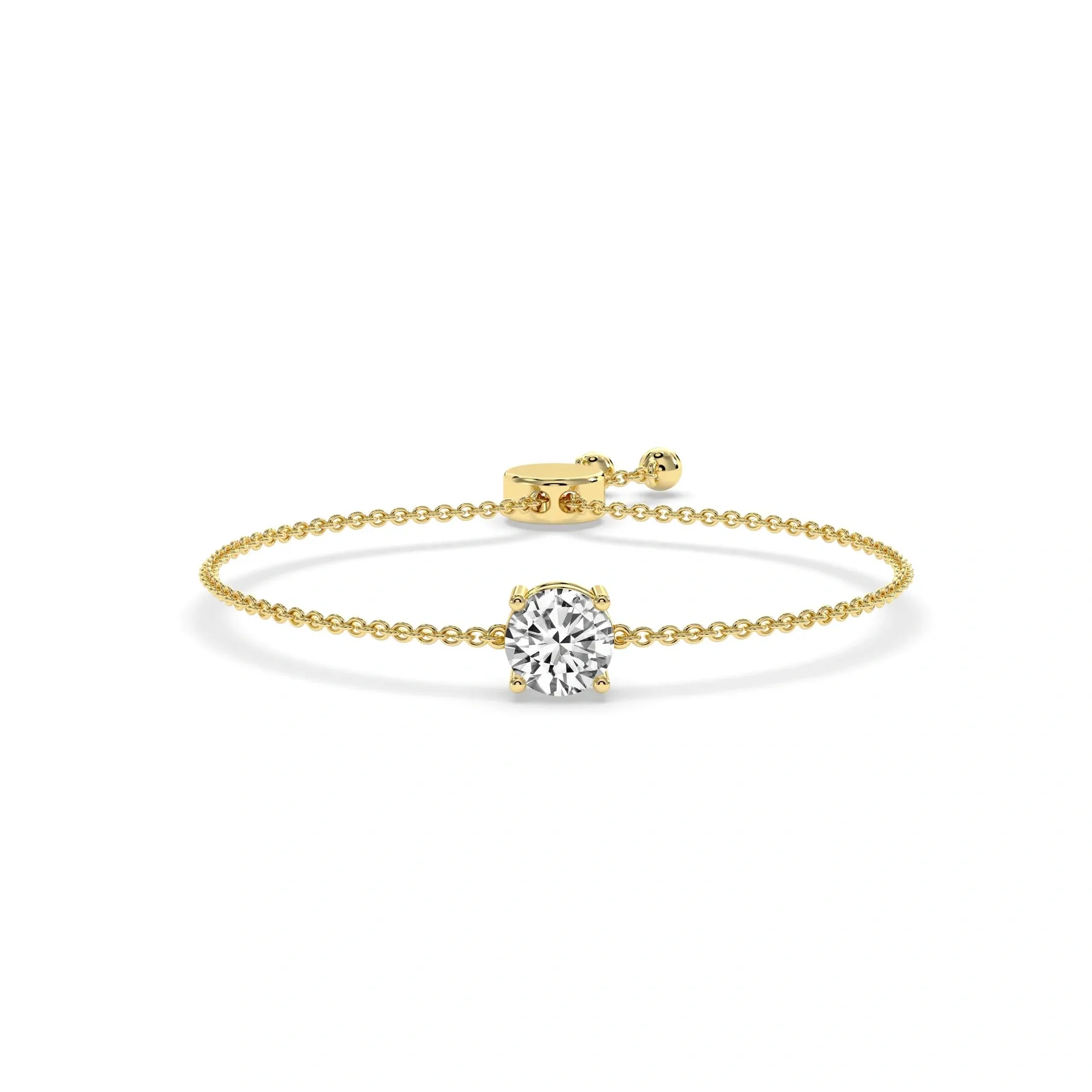Round Brilliant Classic Station Bracelet
