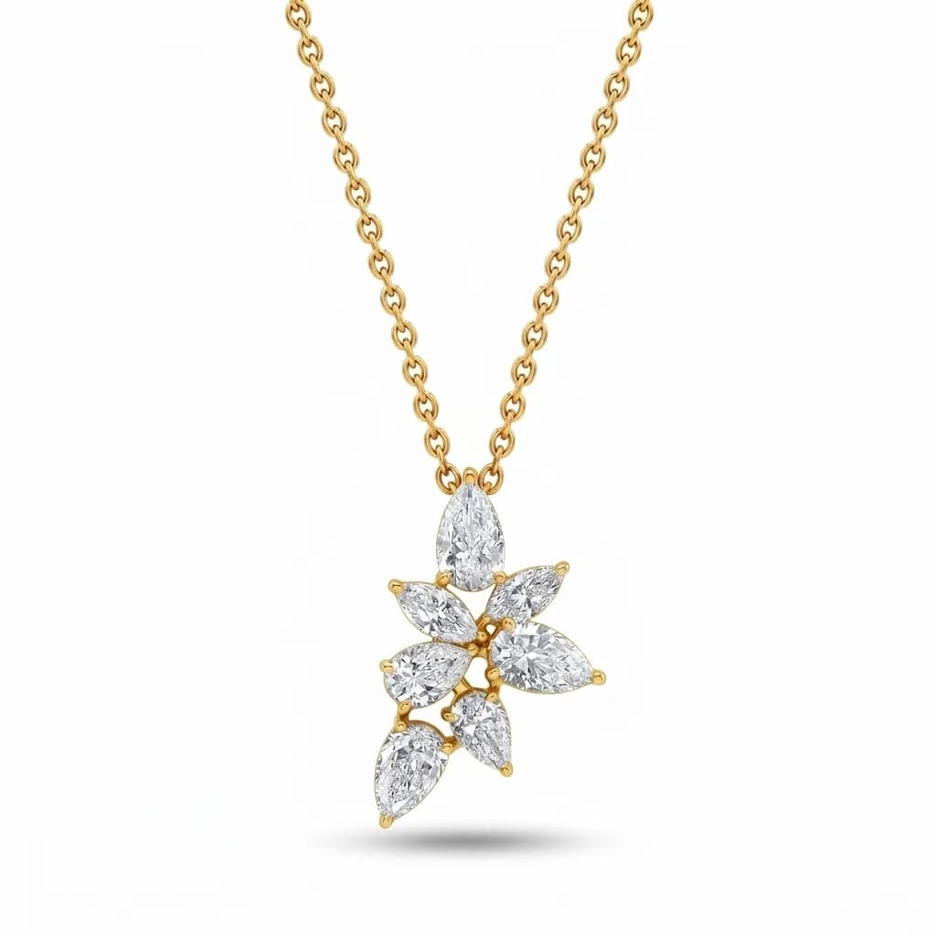 Pear Diamond Leaf Cluster