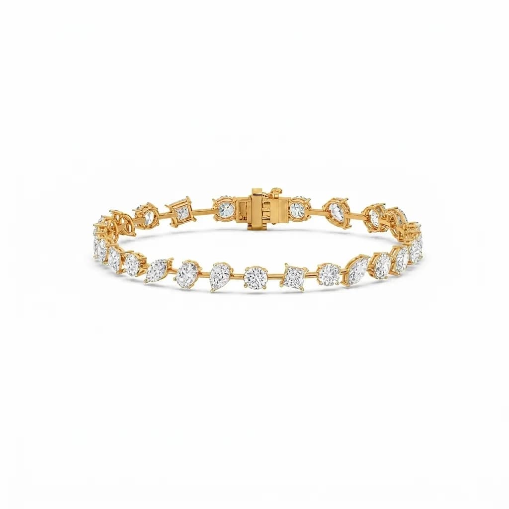 Eclectic Bridal Diamond Tennis
