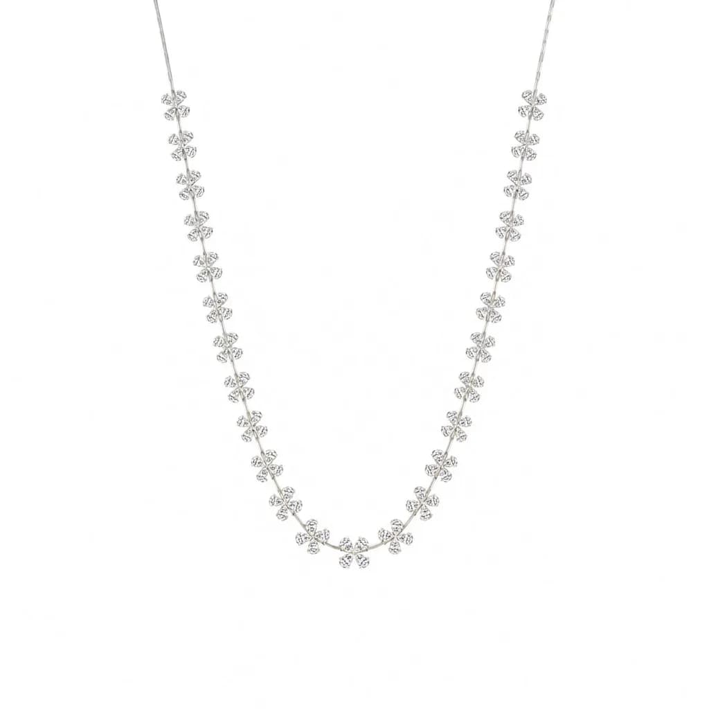 Grand Tiered Pear Diamond Necklace alternate view