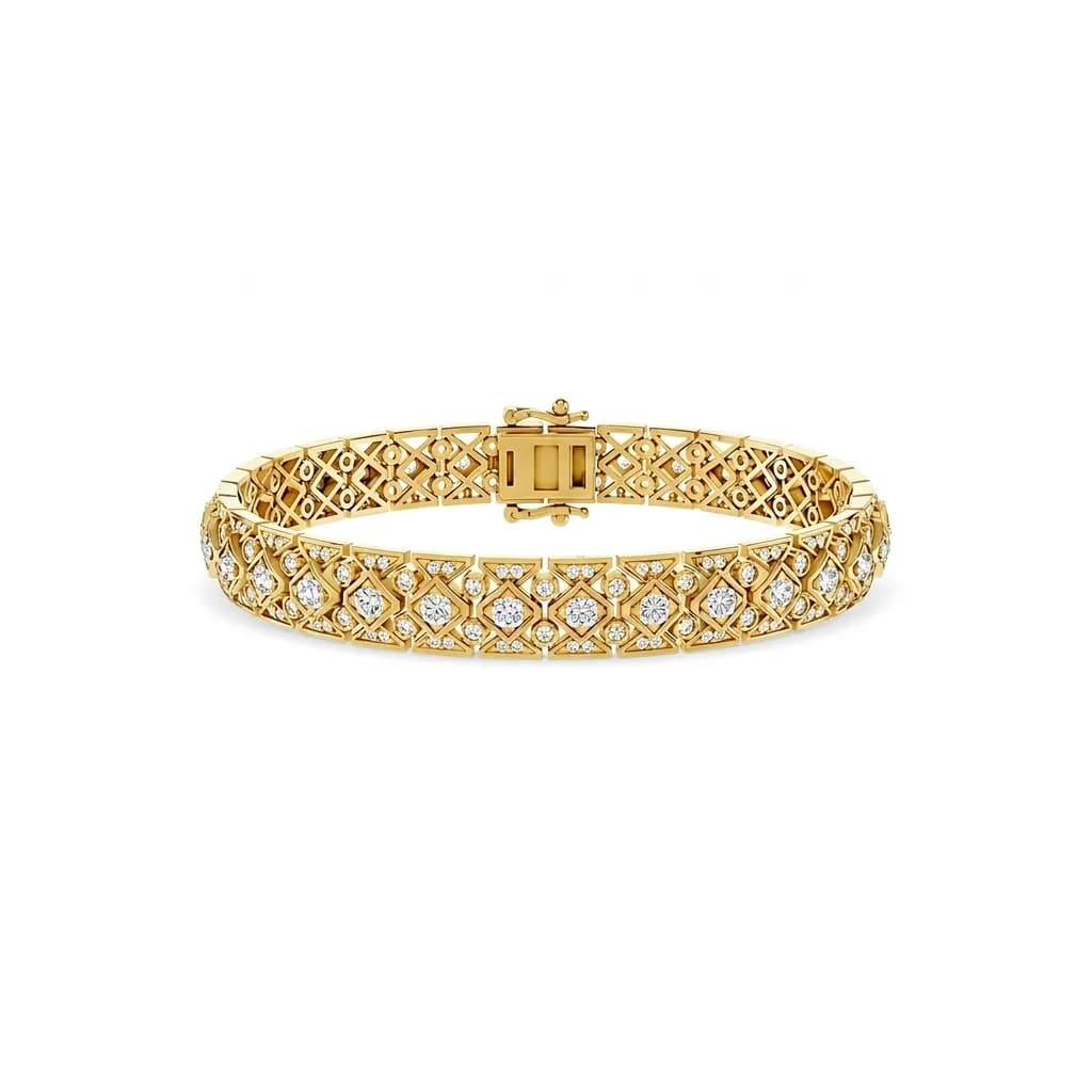 Art Deco Engagement Bracelet