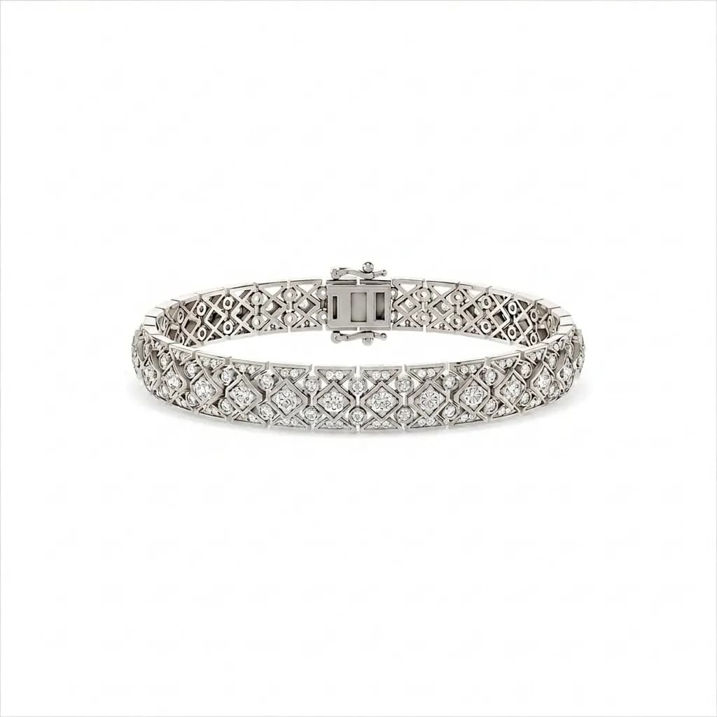 Art Deco Engagement Bracelet alternate view