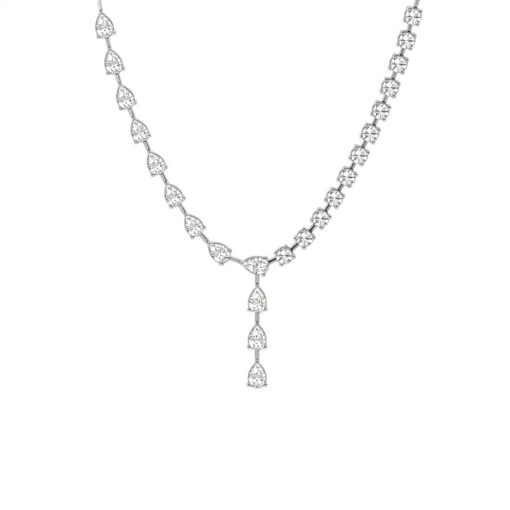 Elegant Pear Drop Y-Necklace alternate view